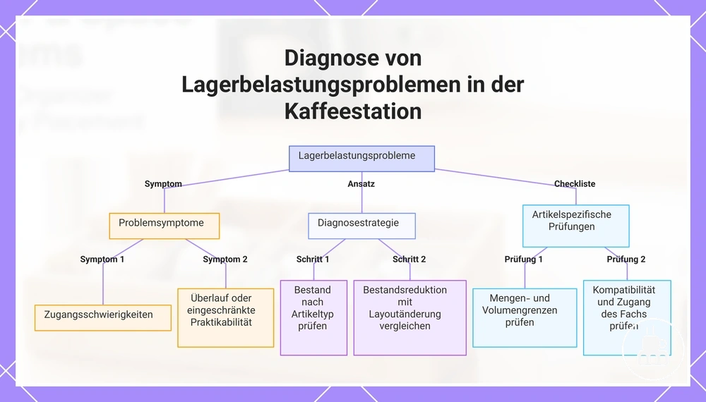 Diagnose von Lagerbelastungsproblemen in der Kaffeestation