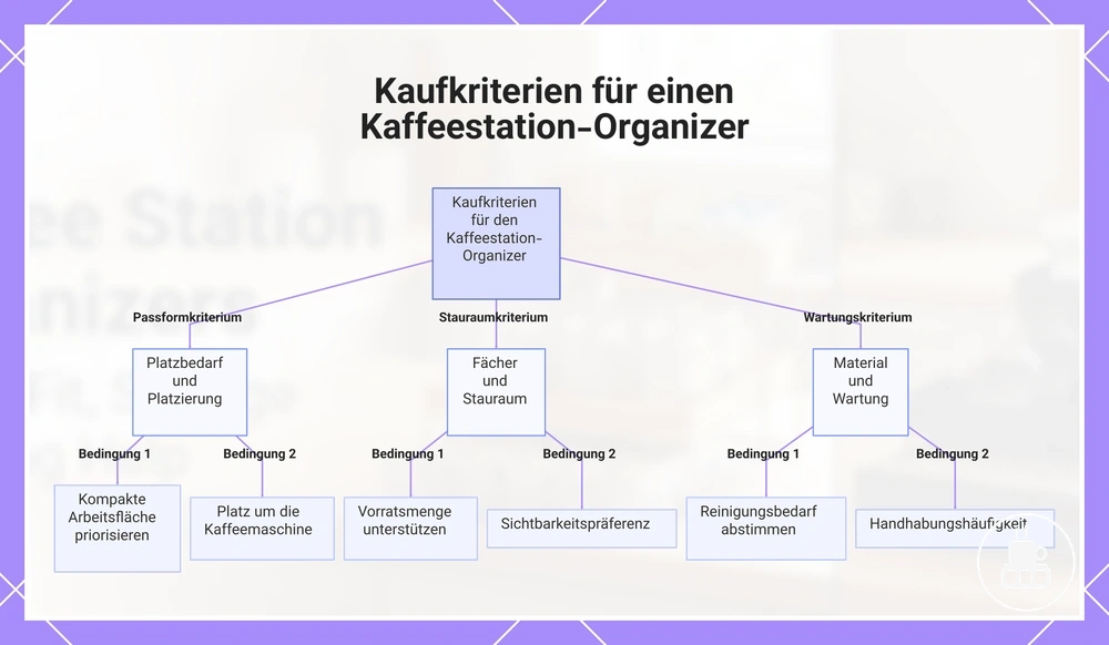 Kaufkriterien für einen Kaffeestation-Organizer
