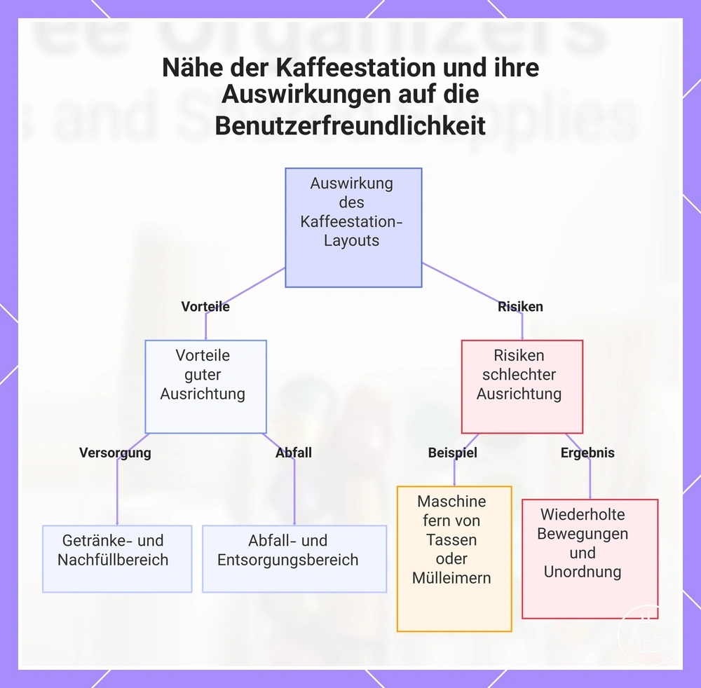 Nähe der Kaffeestation und ihre Auswirkungen auf die Benutzerfreundlichkeit