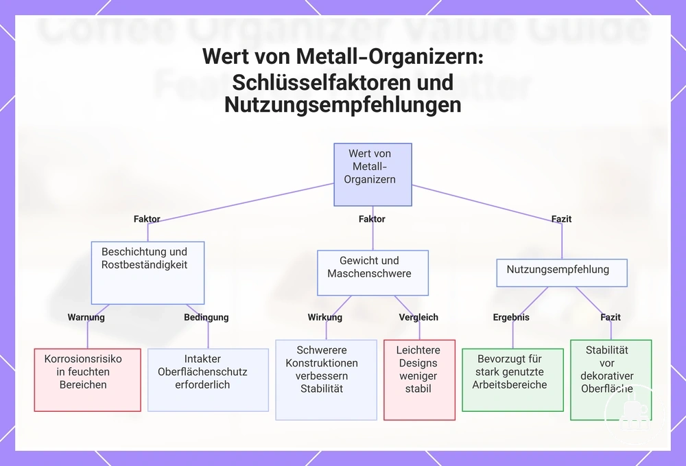Wert von Metall-Organizern: Schlüsselfaktoren und Nutzungsempfehlungen