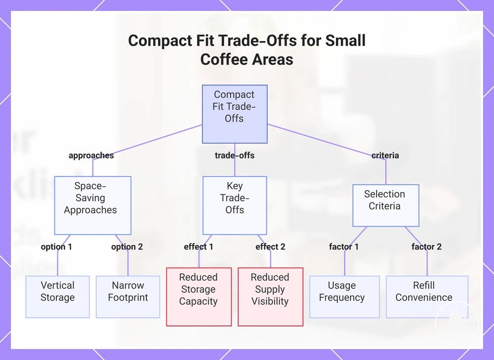 Compact Fit Trade-Offs for Small Coffee Areas