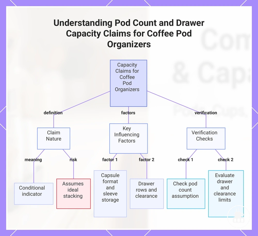 Understanding Pod Count and Drawer Capacity Claims for Coffee Pod Organizers