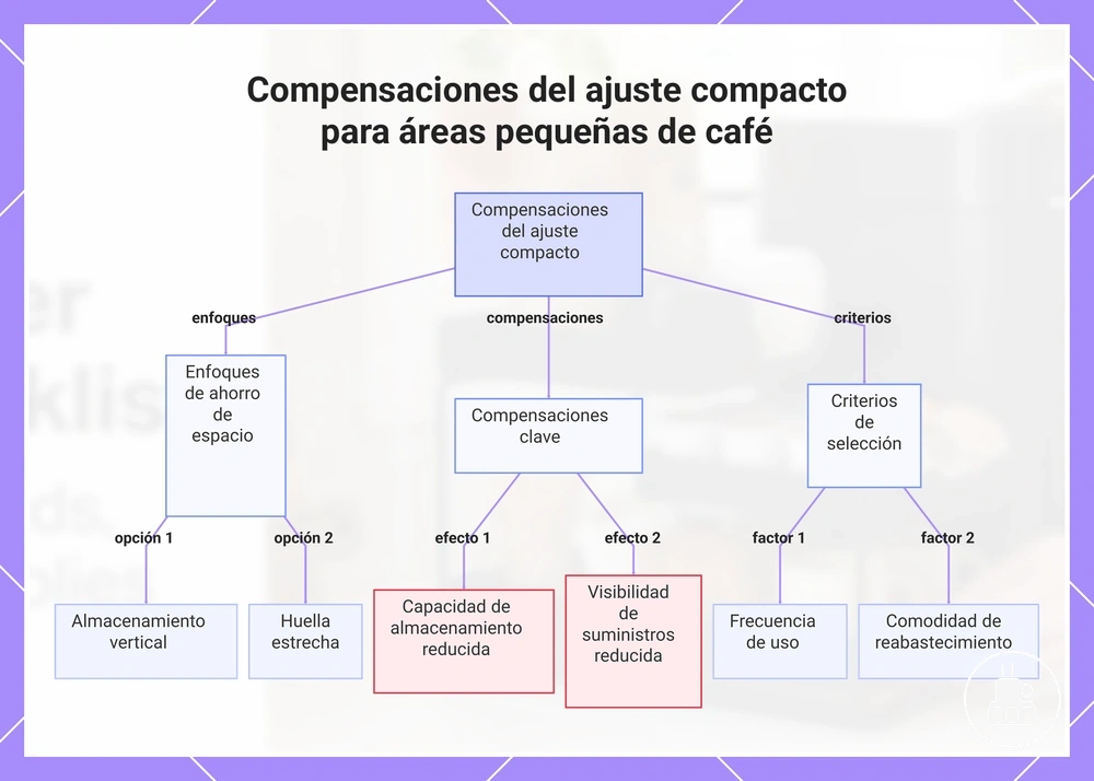 Compensaciones del ajuste compacto para áreas pequeñas de café