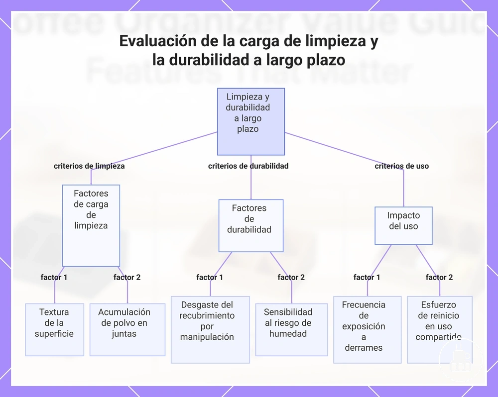 Evaluación de la carga de limpieza y la durabilidad a largo plazo