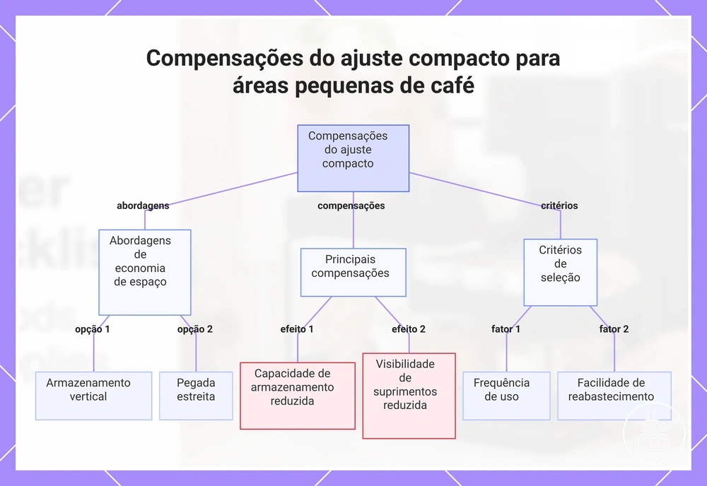 Compensações do ajuste compacto para áreas pequenas de café