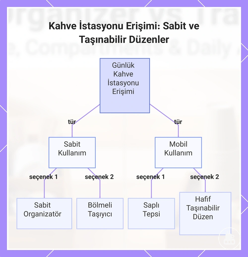 Kahve İstasyonu Erişimi: Sabit ve Taşınabilir Düzenler